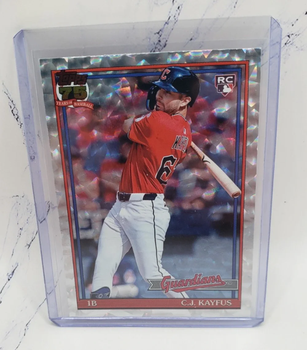 C.J. Kayfus 2026 Topps 1991 35th Anniversary Crackle Foil Parallel #T91-90